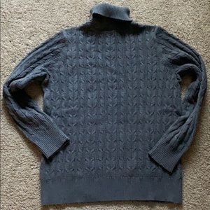 Grey turtle neck sweater